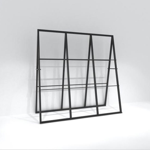 Aluminiumknusning Vertical Display Stand